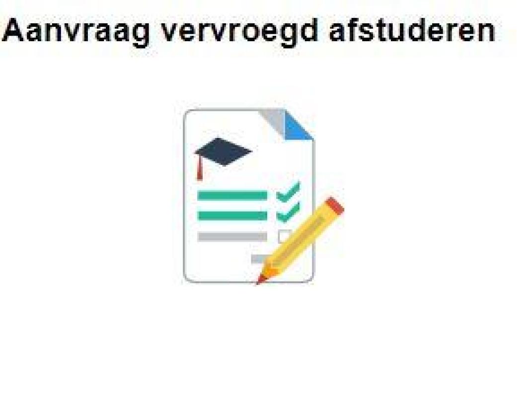 Aanvraag afstuderen in januari 