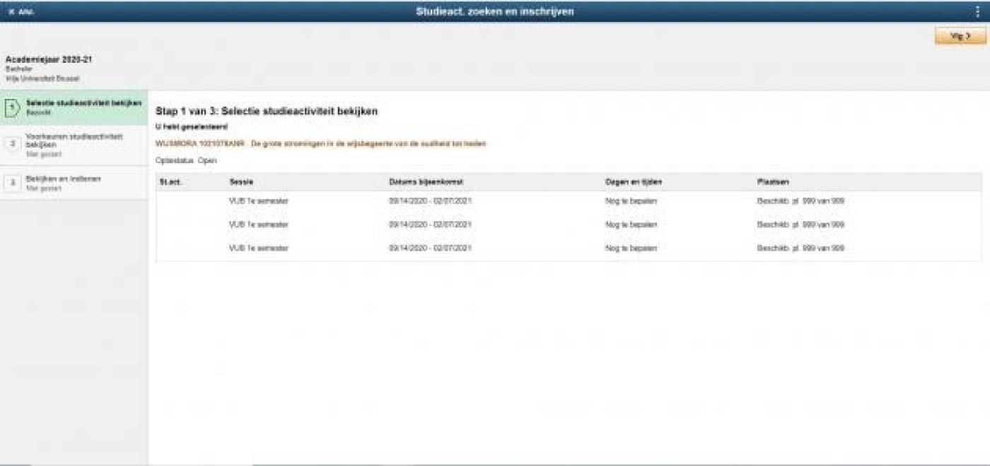 Vakkenregistratie Vakkenregistratie