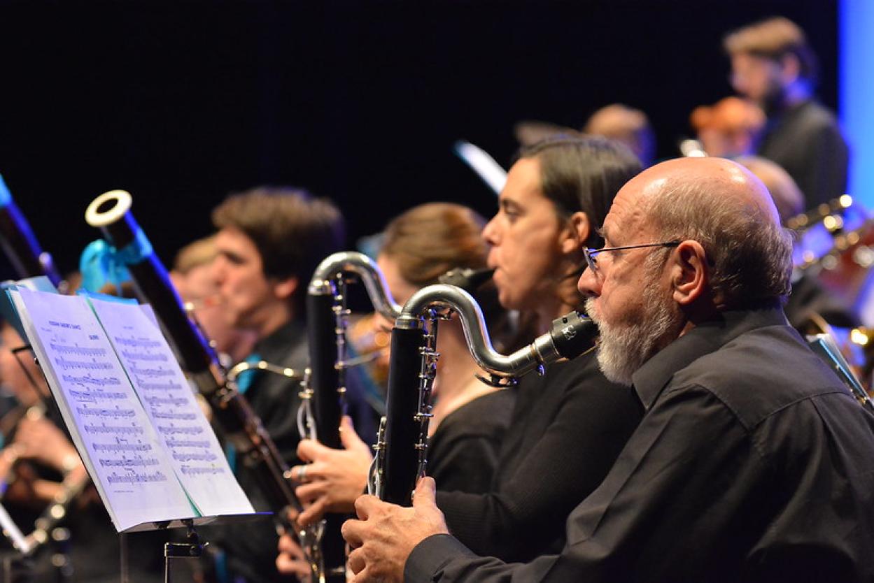 Het VUBorkest in volle actie