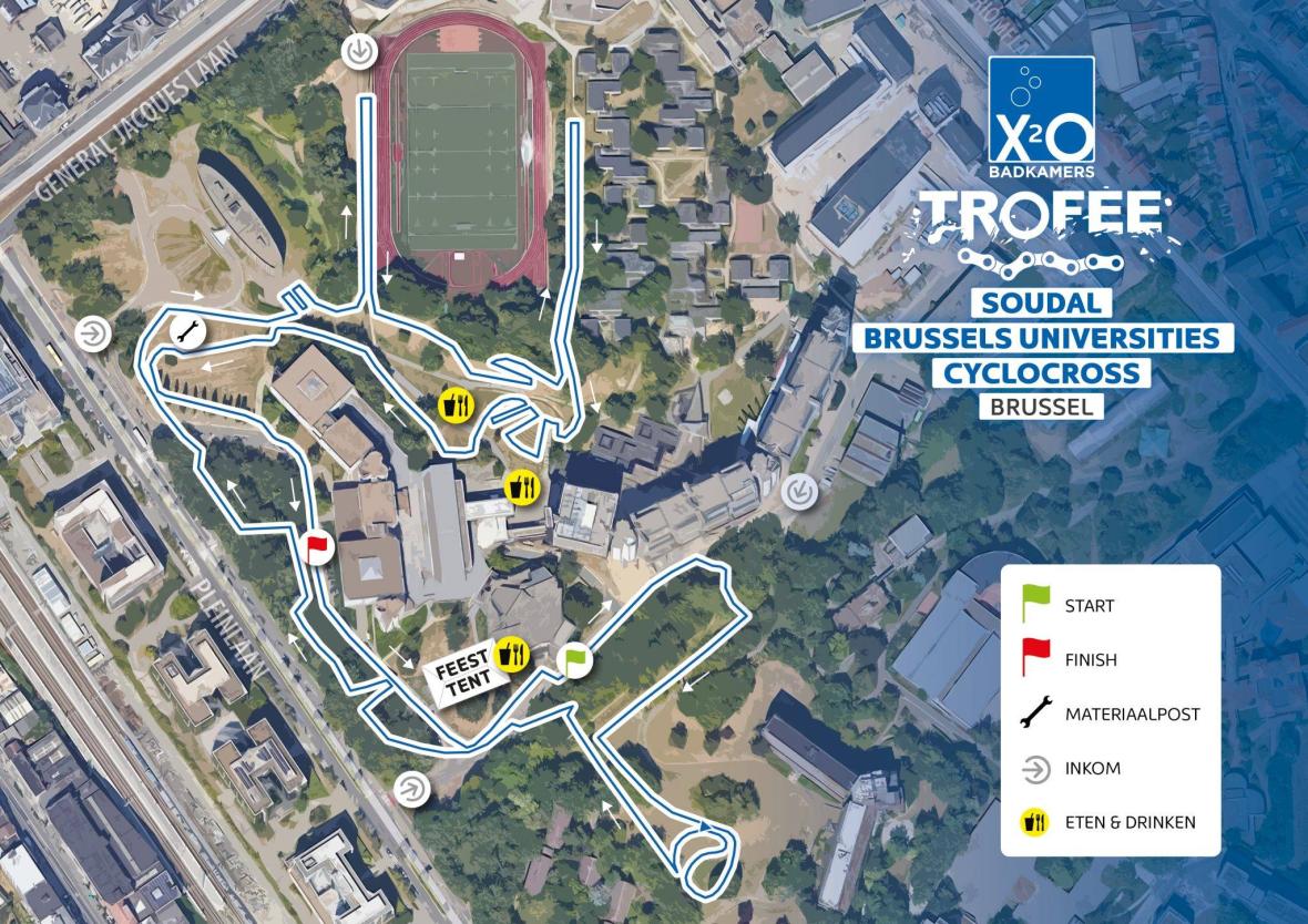 Parcours Soudal Brussels Universities Cyclocross 2023