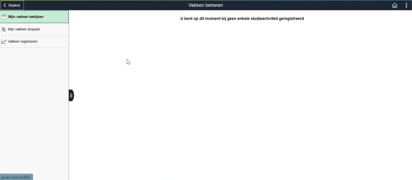Vakkenregistratie Vakkenregistratie