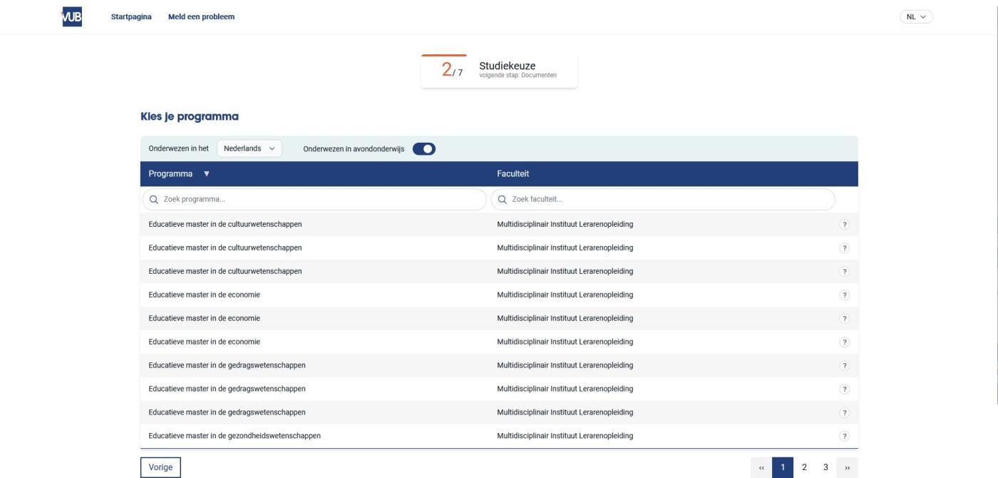 Screenshot hoe inschrijven als werkstudent Screenshot hoe inschrijven als werkstudent