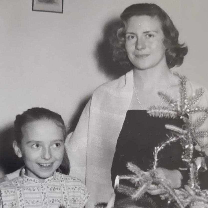 Dochter Anne Duchaine met moeder Reine Borms 