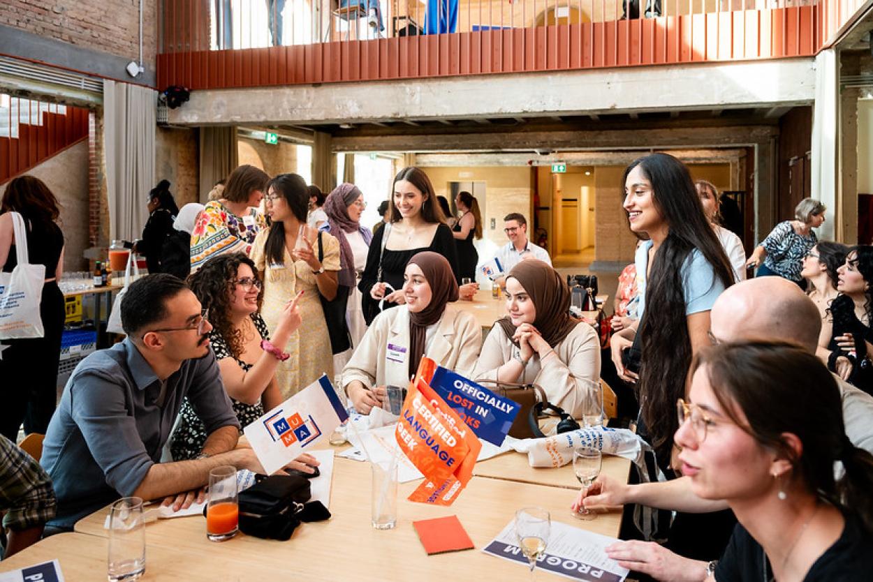 2025 MUMA TALK alumni event close up photo