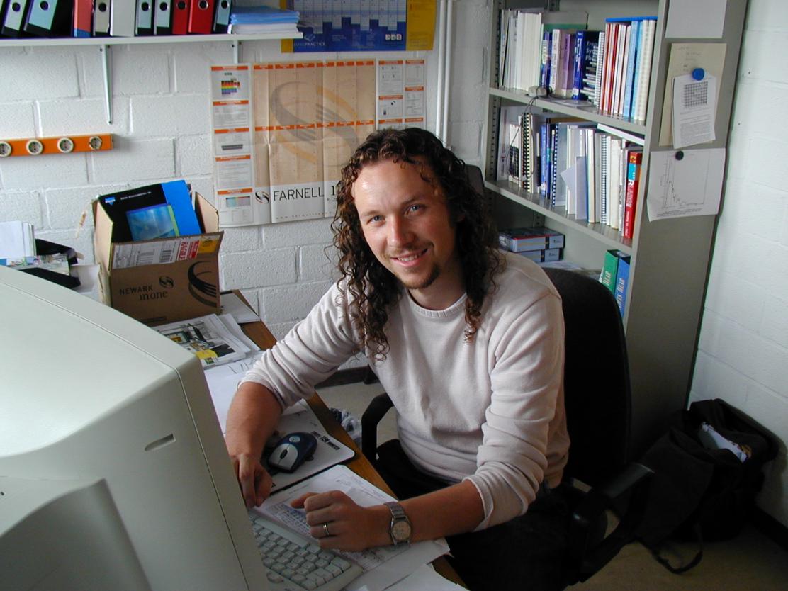 Daniël Van Nieuwenhove als student aan de VUB