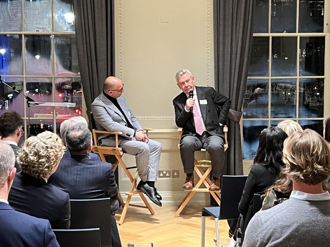 Karel De Gucht tijdens St V Londen