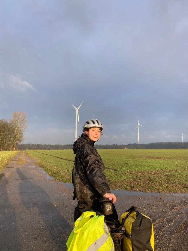 Josephine travels to Ljubljana on her bike 2