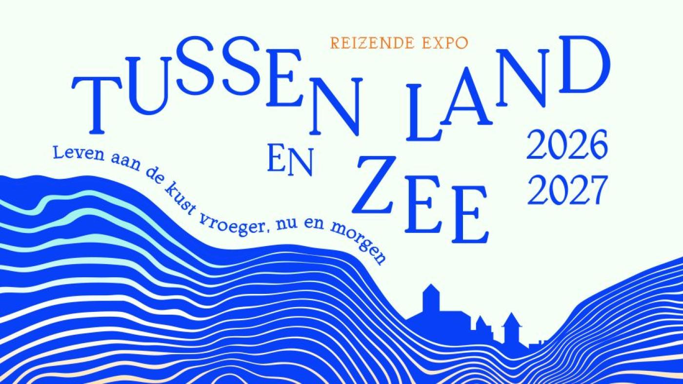 Affiche tussen land en zee