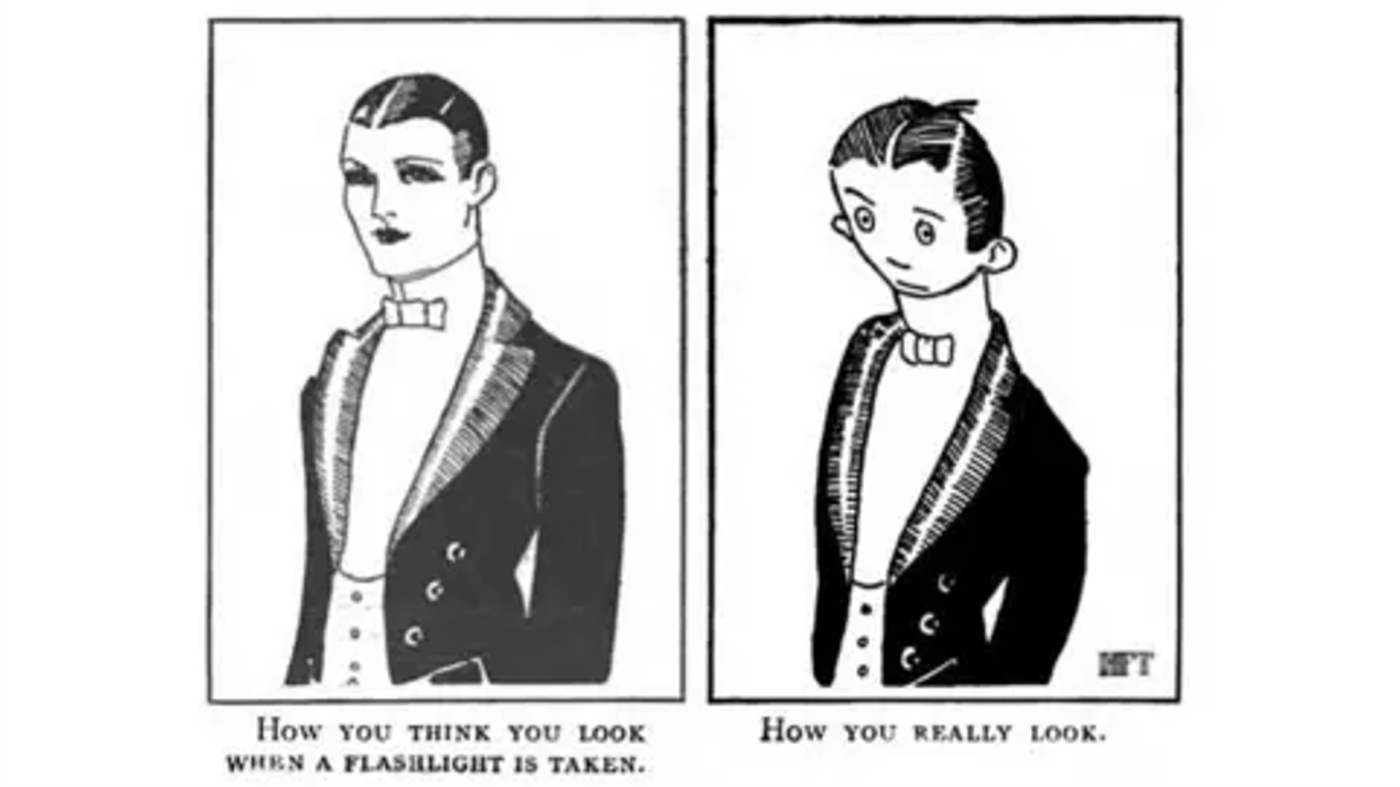 Cartoon uit 1921