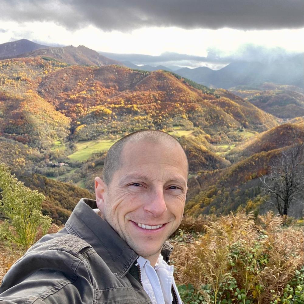 Tim De Roeck in de bergen