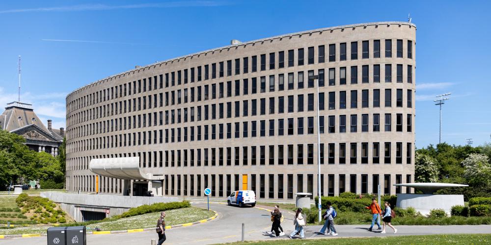 Het Braem-gebouw op de VUB-campus in Etterbeek