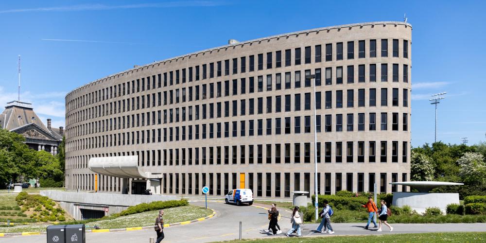 Het Braem-gebouw op de VUB-campus in Etterbeek