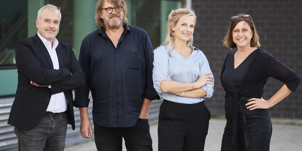 Peter Van Rompaey, Frans Steenhoudt, Nathalie Vlaemynck, Lies Feron