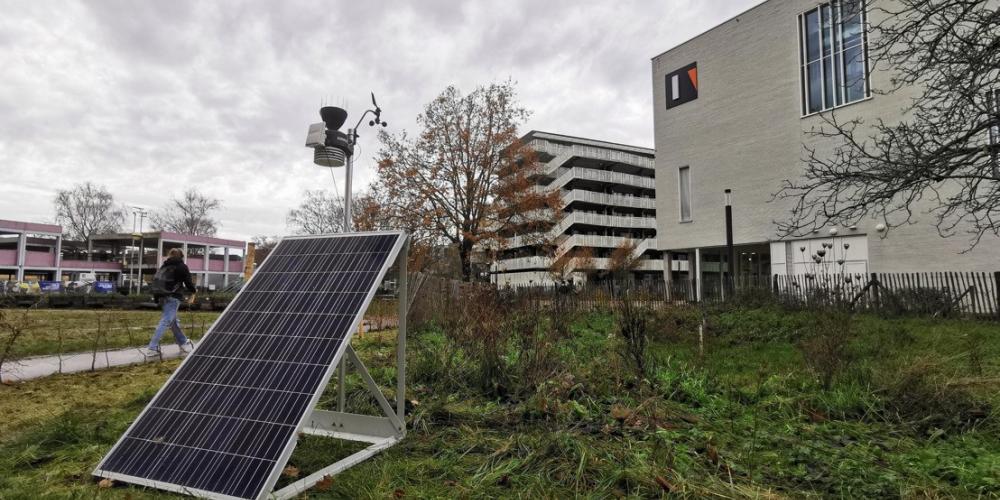 Weerstation op campus Etterbeek