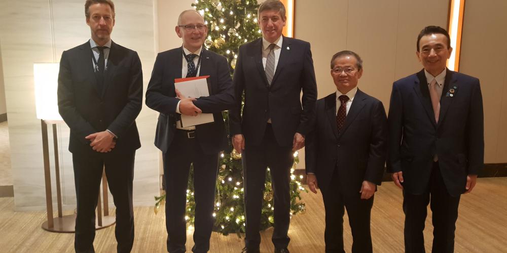 Delegatie in Japan met Hugo Thienpont Delegatie Japan