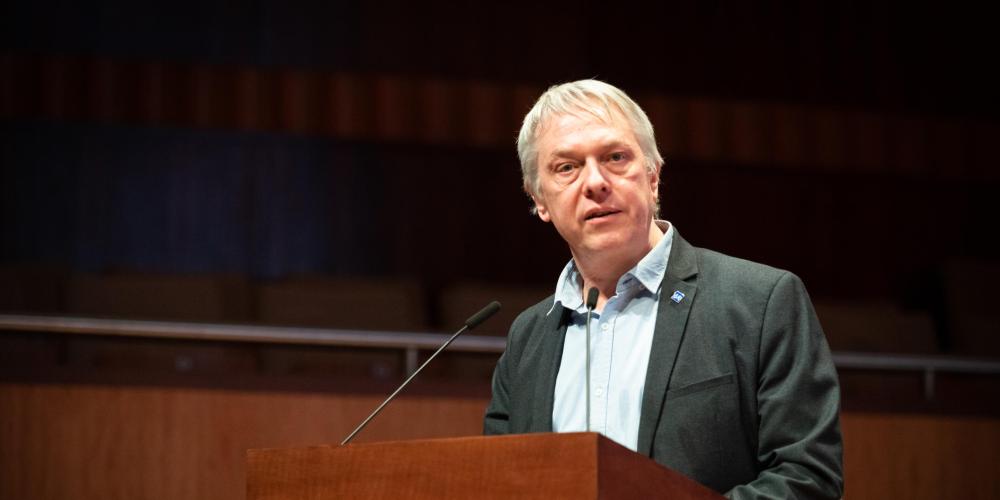 Rector Jan Danckaert op PACT Rector Jan Danckaert op PACT