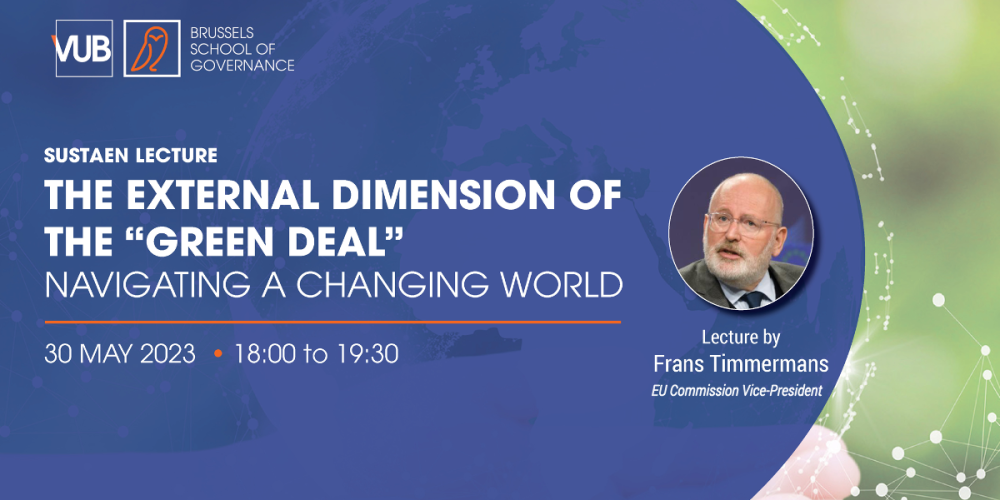 The external dimension of the Green Deal Frans Timmermans lecture