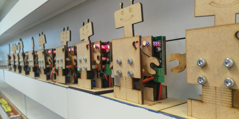 Robotjes op Nerdland Robotjes op Nerdland