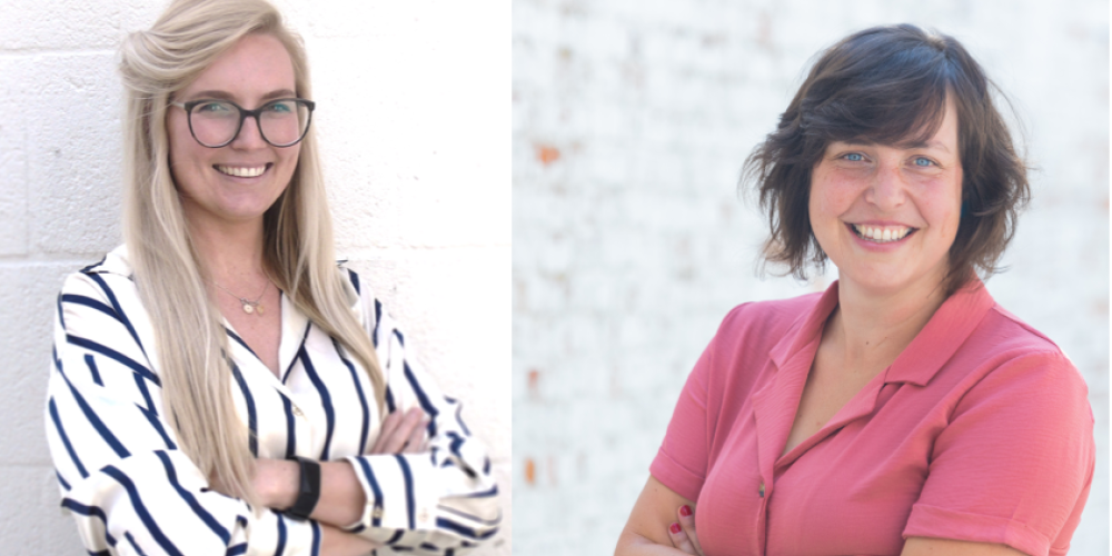 Onderzoeker Freya HĂ€usserman en prof. Liesbeth De Donder