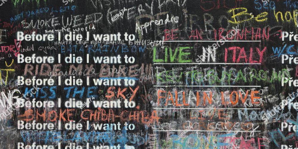 'Before I Die'-muur