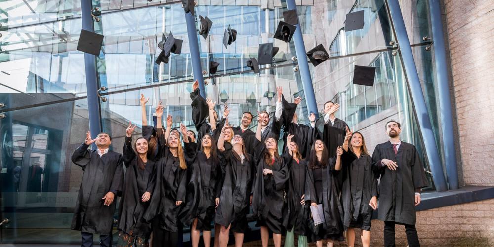 Afstuderende studenten