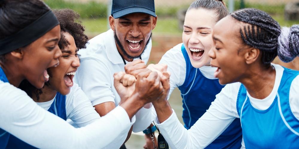 Sportende jongeren Sportende jongeren