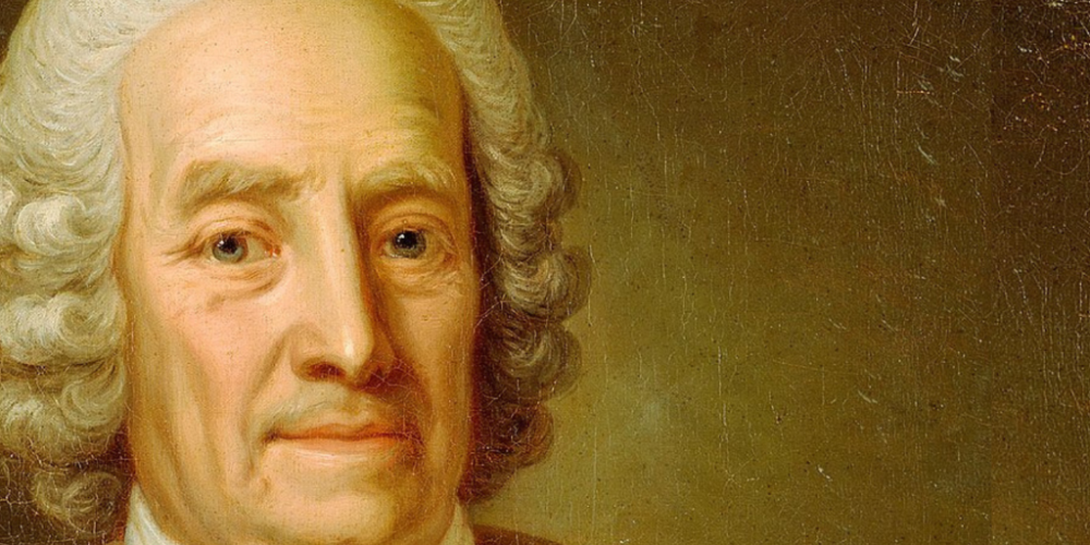 Emanuel Swedenborg Detail painting of Emanuel Swedenborg
