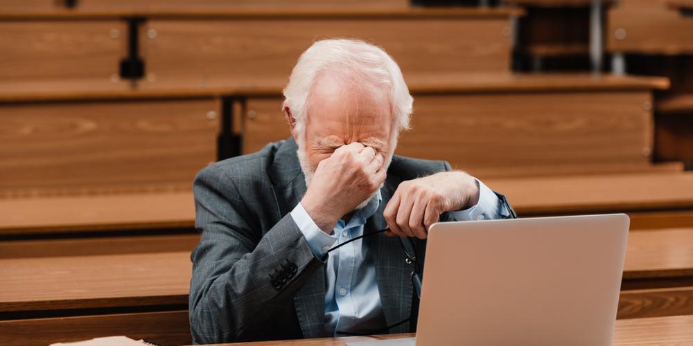 Vermoeide professor