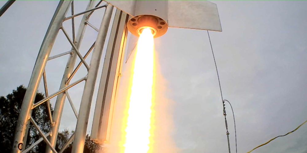 Lancering proefraket BE-Rocket Lancering proefraket BE-Rocket