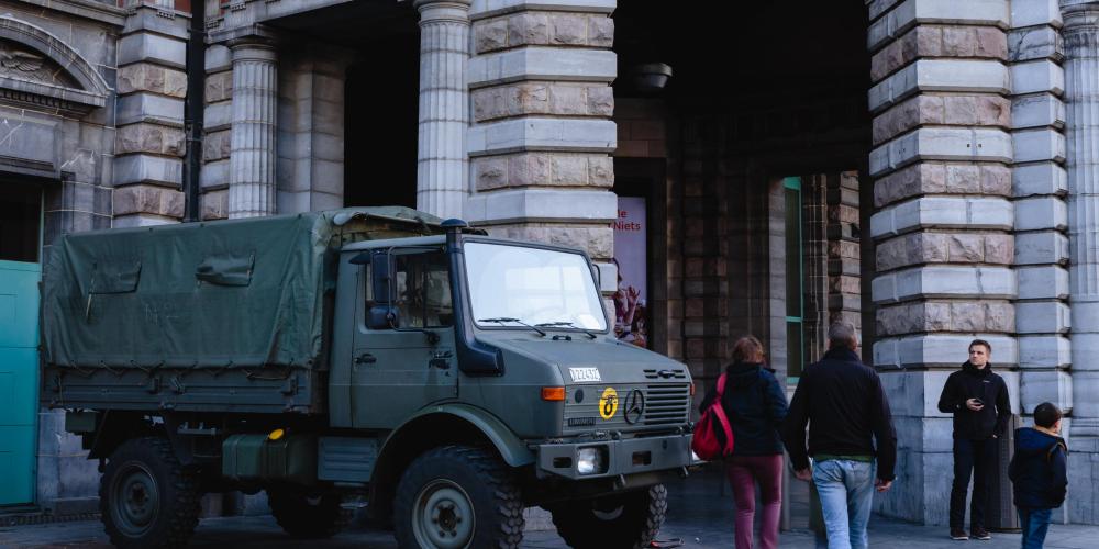 Aanwezigheid leger in het Centraal Station van Antwerpen