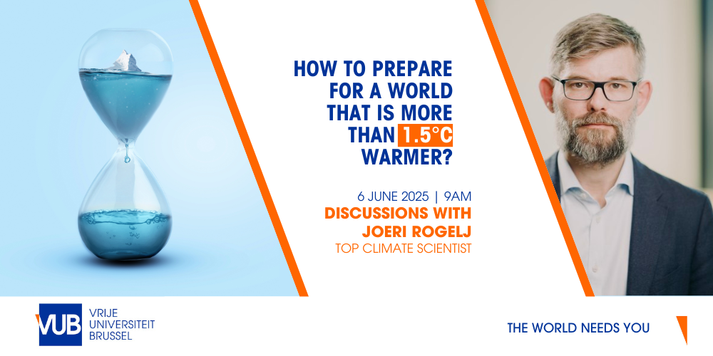 Melting glaciers in an hour glass