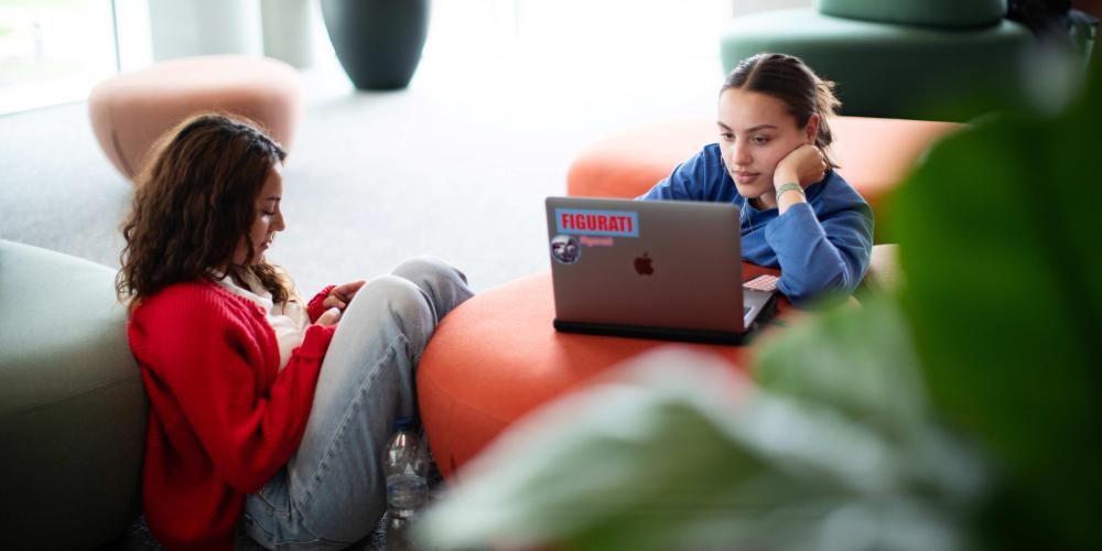 Studenten in het LIC