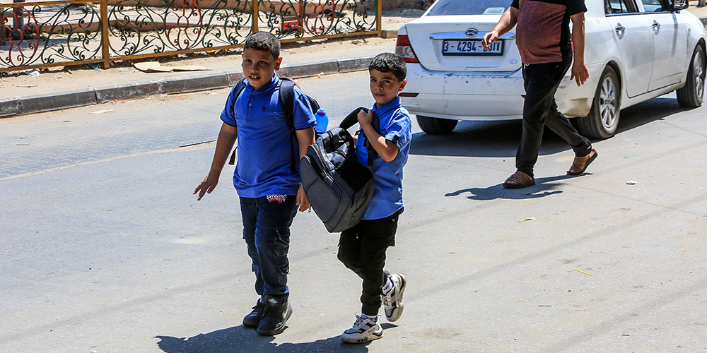 Palestijnse schoolkinderen