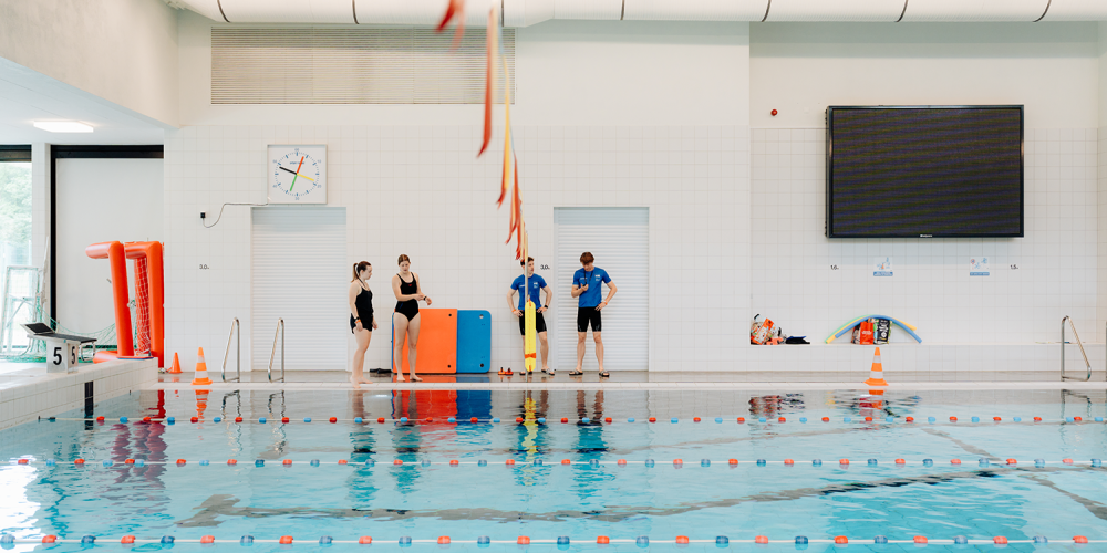 Zwembad op de VUB-campus 