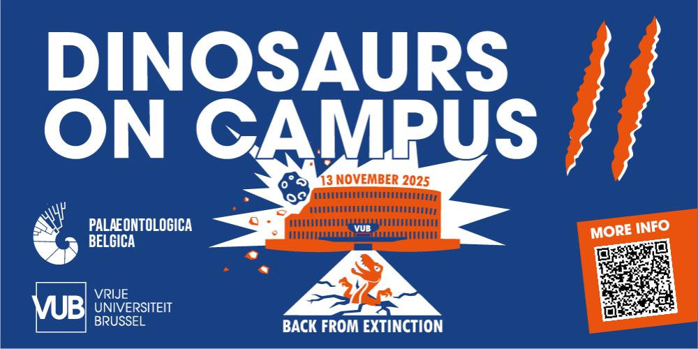 Campagnebeeld Dinosaurs on campus