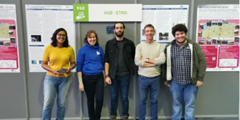v.l.n.r.: Lesley De Cruz (KMI, VUB), Sara Top (UGent-FWO), Firass Kooli (VUB), Geert De Paepe (KdG, VUB), en Andrei Covaci (VUB)