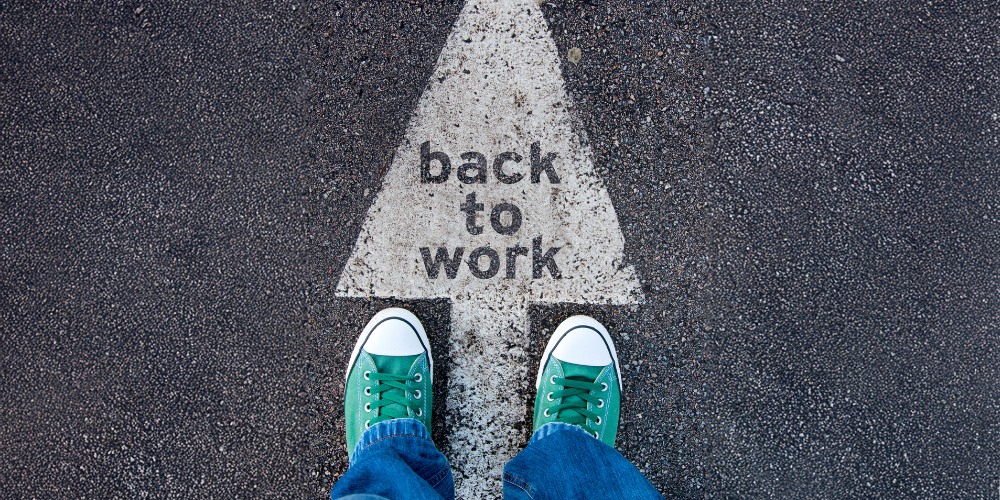 Campagnebeeld Back to work