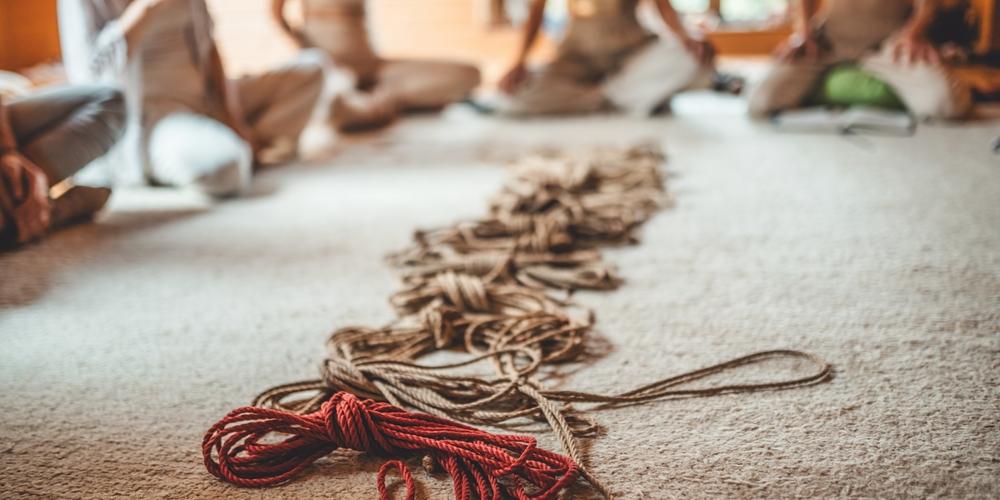 Shibari oefening