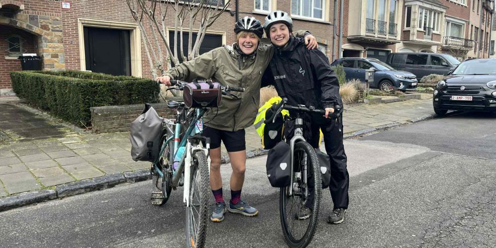 Josephine travels to Ljubljana on her bike