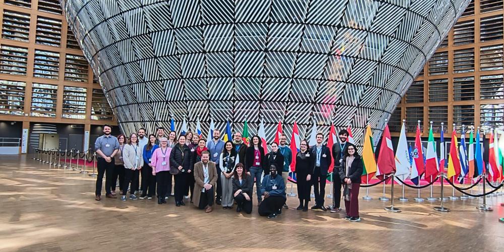 Group photo of the Erasmus+ project team with partners 