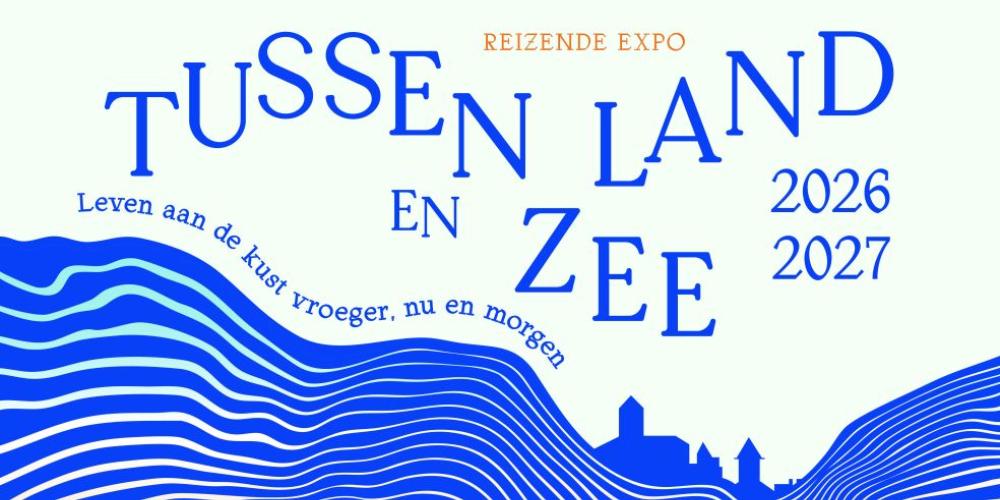 Affiche tussen land en zee