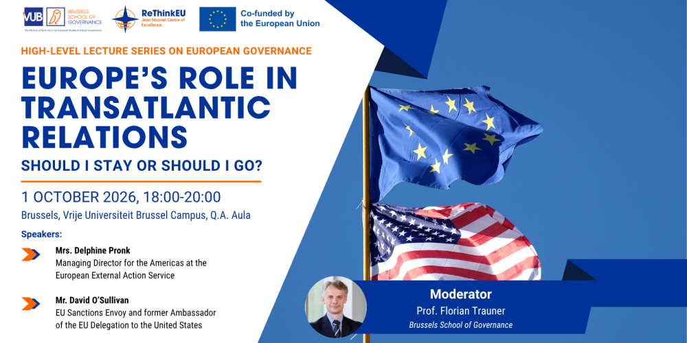 2026_High Level lecture on European Governance_Brussels School of Governance_Etterbeek