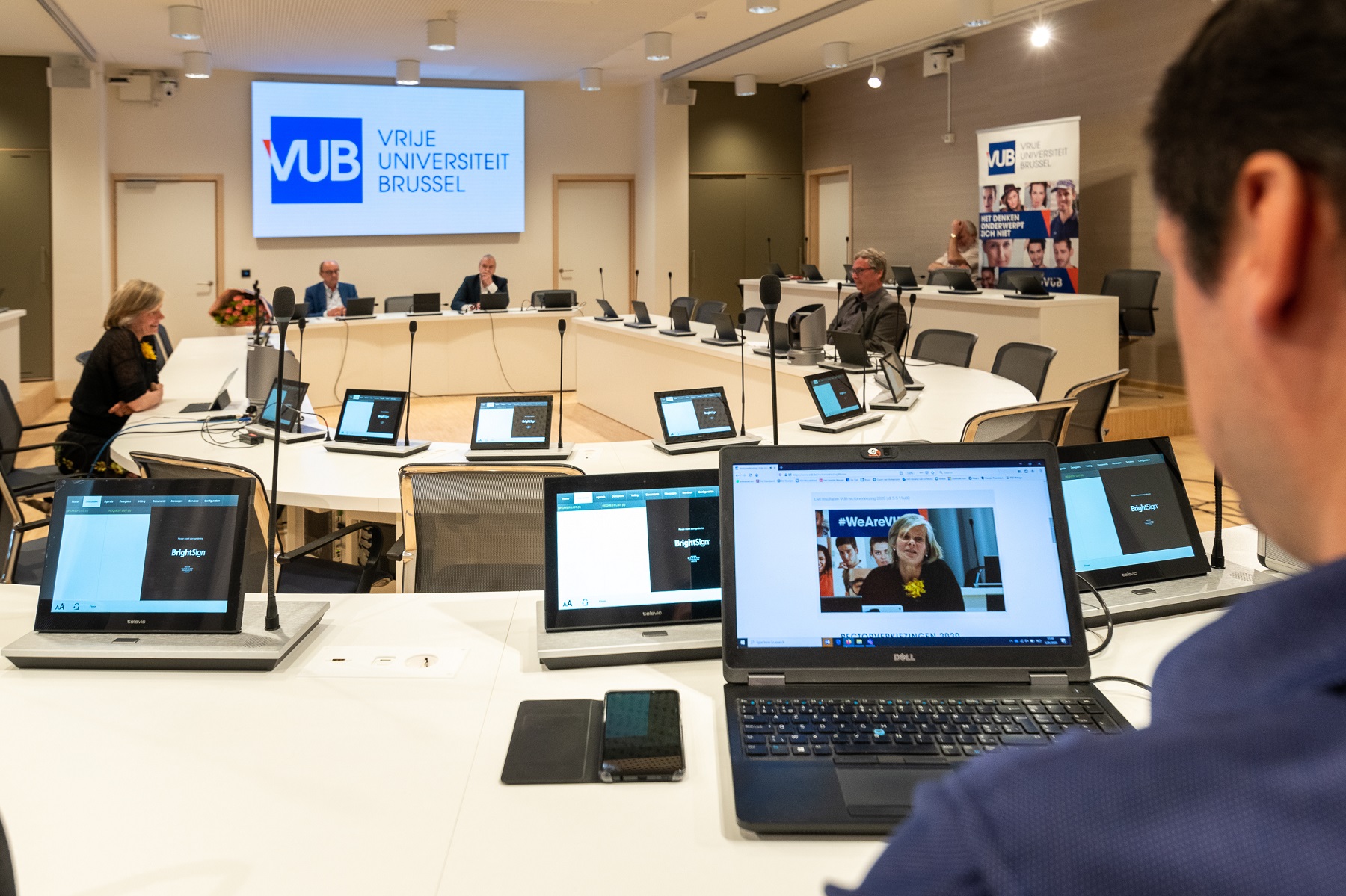 Bekendmaking rectorverkiezing VUB