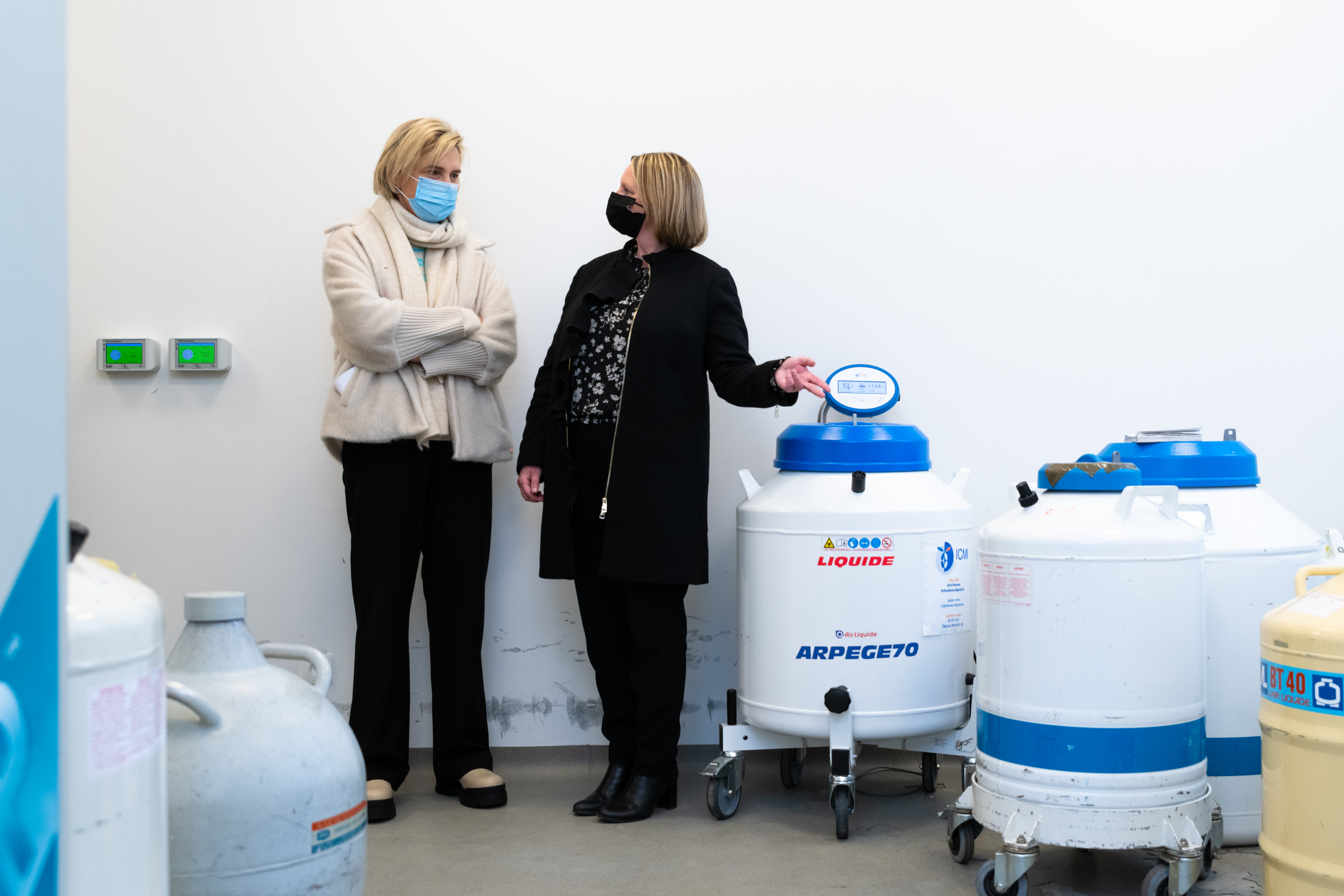 Hilde Crevits en Ellen Goossens