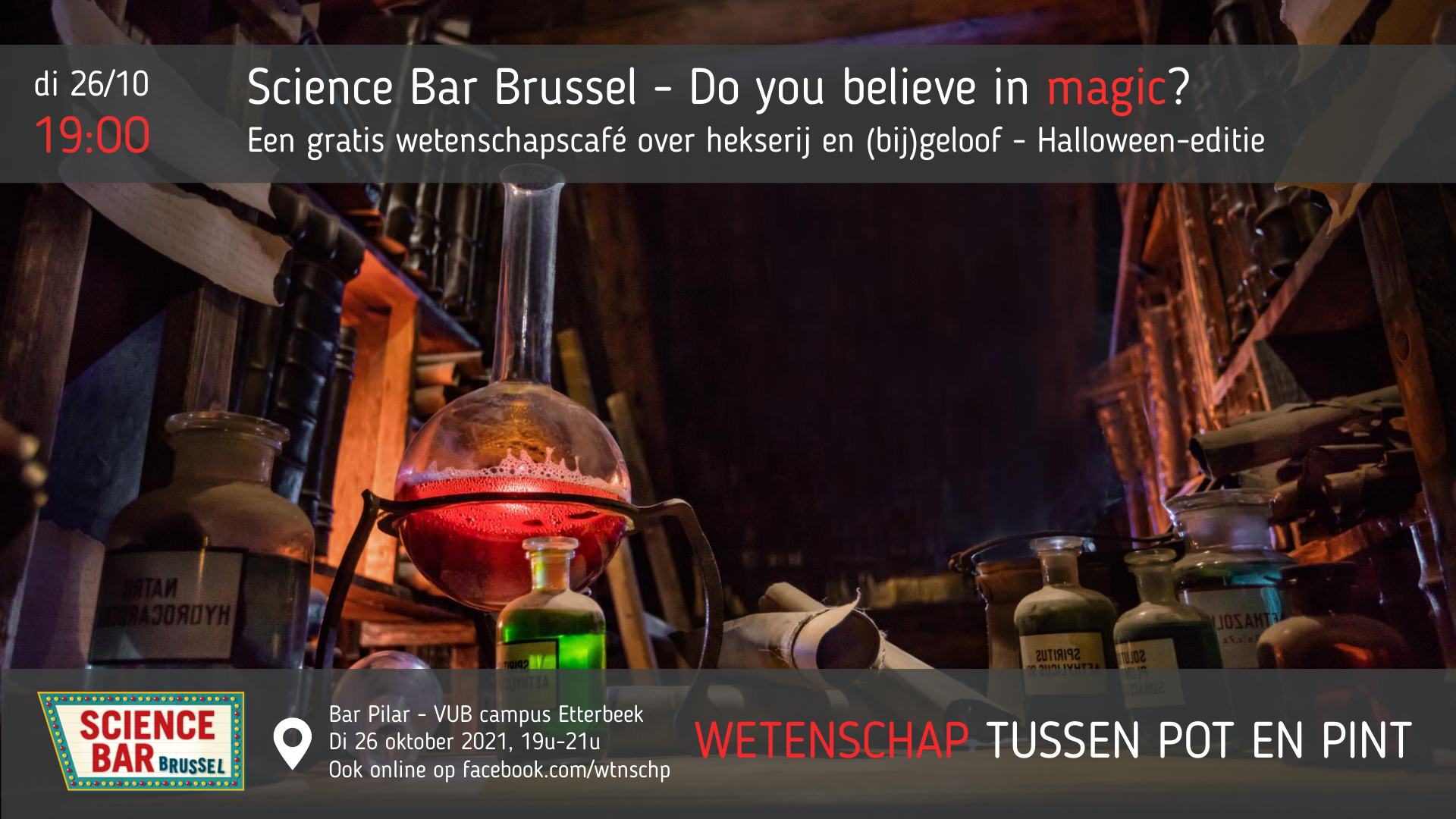 Science Bar Brussel - hoofdingsfoto