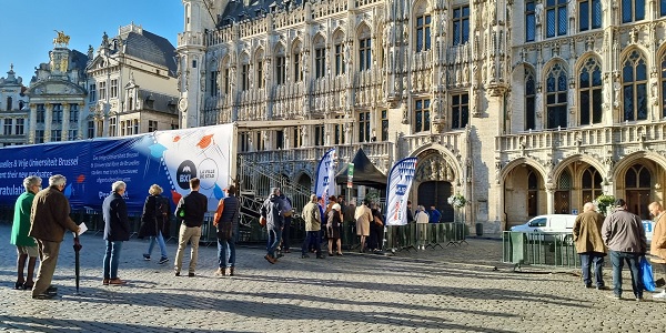 Graduations op de Grote Markt in Brussel