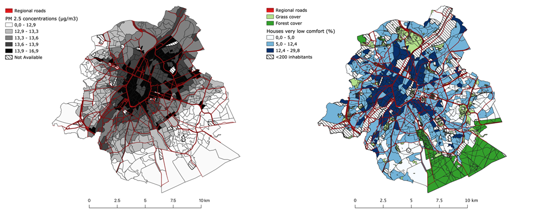 Luchtvervuiling Brussel resultaten